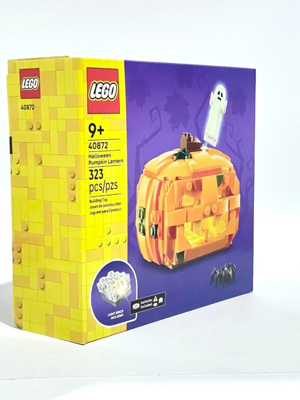 Lego 40872 Halloween Pumpkin Lantern Lights Up NIB New Sealed